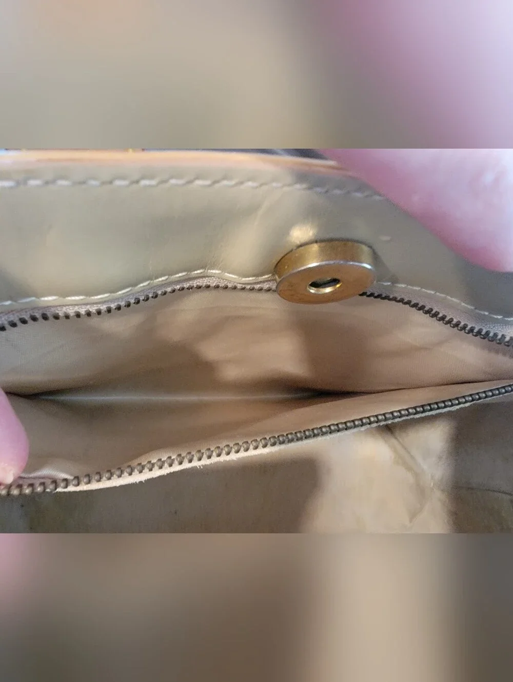 Louis Vuitton Monogram Vernis Reade PM Tote Bag - Beige + NEW Felt Organizer